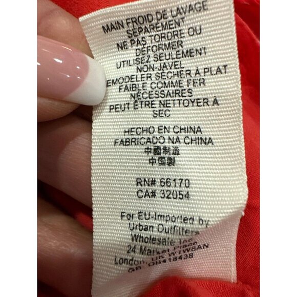 Free People Red Eyes on You Minidress Size 6 Hippie Boho Festival Cute & Flowy - Picture 11 of 13